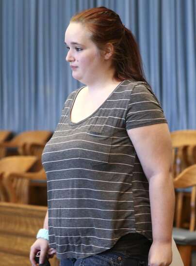 Ashley Hautzenrader, of Davenport, convicted of abandoning newborn boy in a trash can