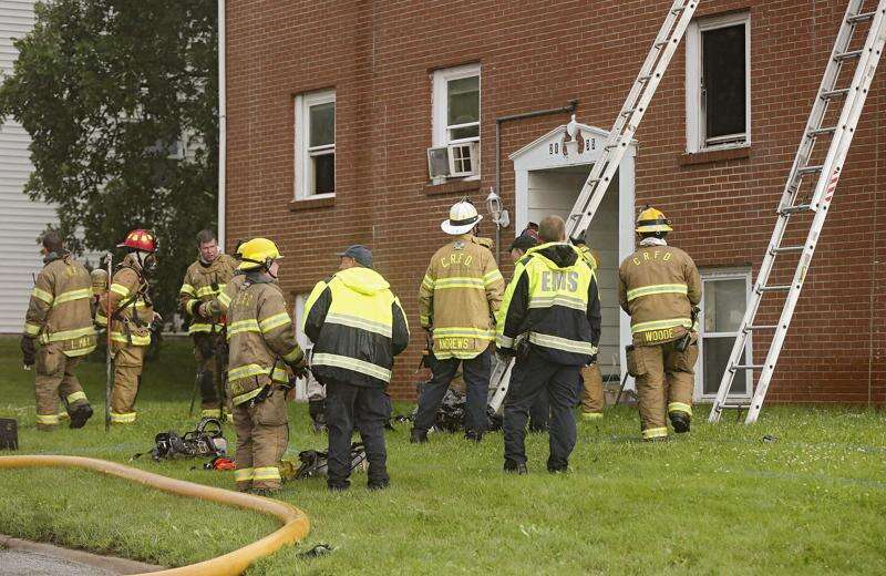 Four injured as fire engulfs second floor of Blairs Ferry Road apartment building