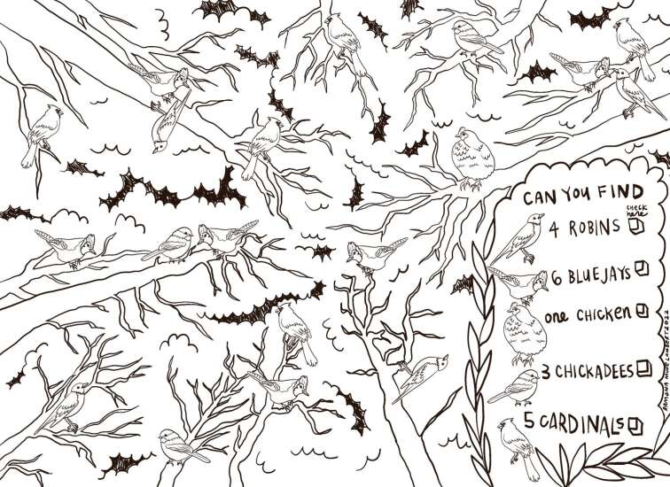 Can you find all the birds in this forest?