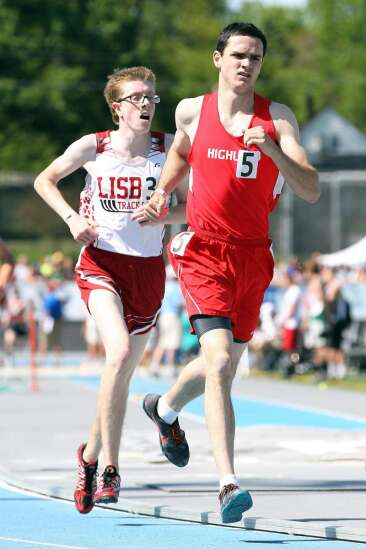 Keiffer Sexton captures Highland's first individual state track title since 1968