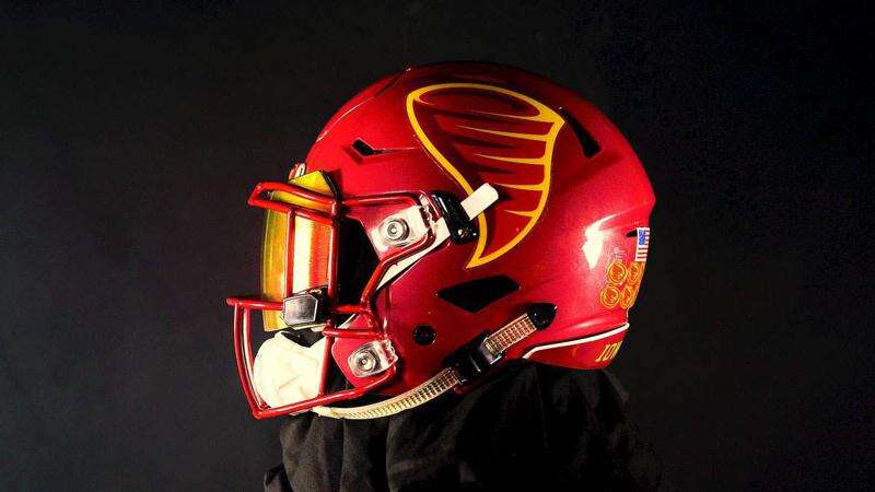Iowa State unveils helmets with new secondary logo