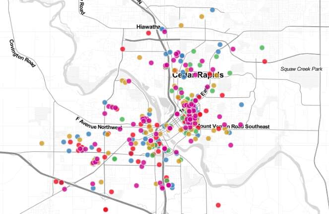 Interactive: Explore shots-fired reports in Cedar Rapids from 2014 - 2018