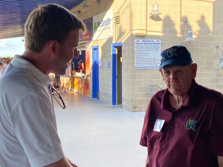 85-year-old Cedar Rapids Kernels usher is a ballpark fixture