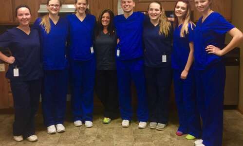 North Cedar students take steps in health care