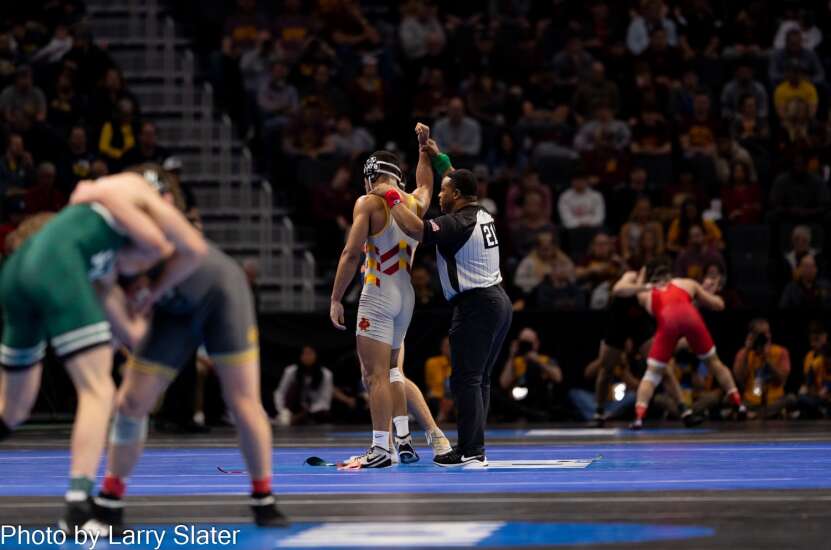 NCAA wrestling notes: Iowa State 5th-year senior Marcus Coleman sees hard work pay off
