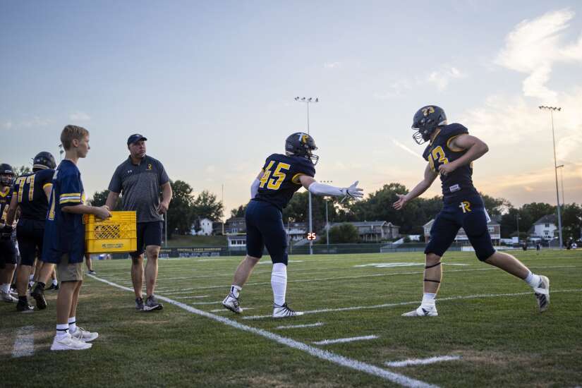 Photos: Iowa City Regina beats Mid-Prairie in Iowa high school football Week 3