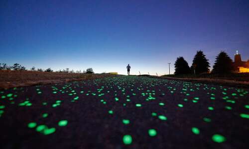Father’s legacy beams from Vinton’s glowing trail, longest in U.S.