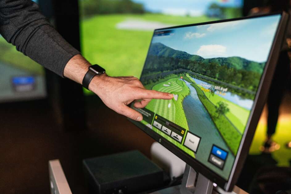 Indoor golf simulator X-Golf will have two locations opening in the Corridor later this year — one in Cedar Rapids and one in Coralville. (Provided by X-Golf America)