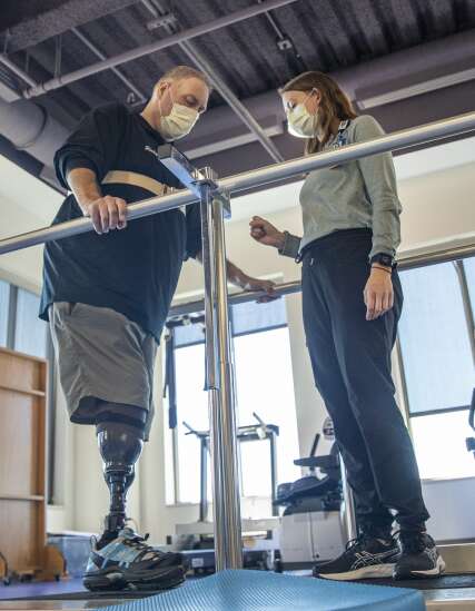 KMRY host Ricky Bartlett learns how to walk again after second surgery