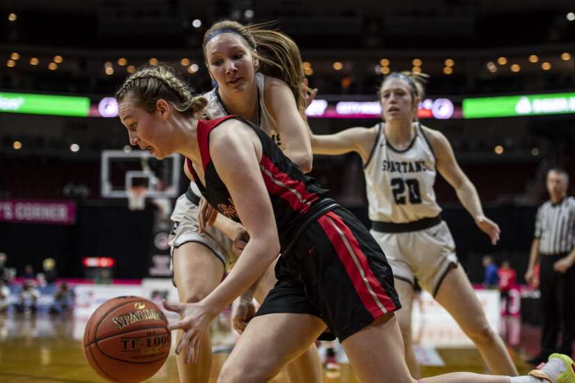 Photos: Iowa City High vs. Pleasant Valley in Class 5A Iowa high school girls’ state basketball quarterfinals