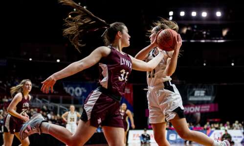 Photos: North Linn vs. Algona Garrigan girls’ state basketball semifinal