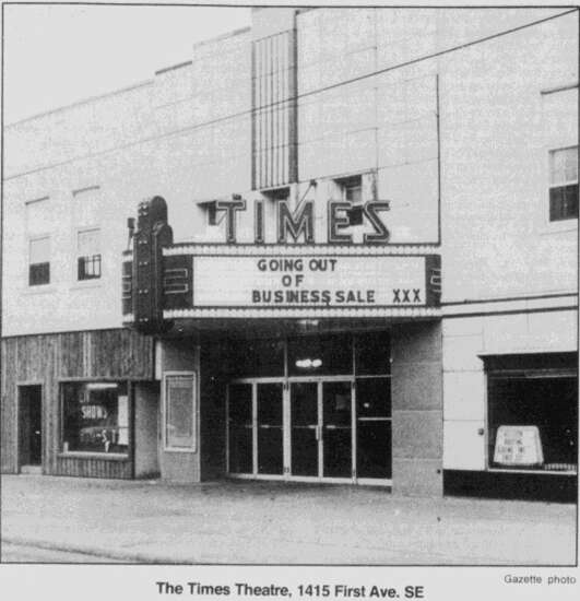 Time Machine: Cedar Rapids garage became the Times Theater 