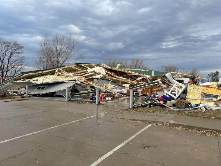 Habitat for Humanity warehouse in Iowa City ‘total loss’ after tornado