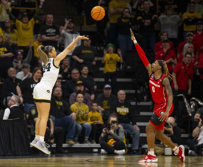 Photos: Iowa bound for Sweet 16 after defeating Georgia 