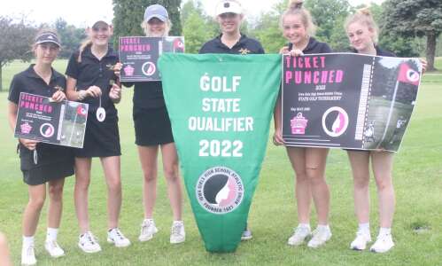 New London girls to state in style