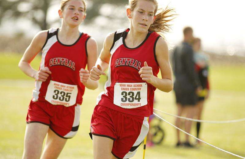 Reloaded Elkader Central repeats as girls’ cross country state champions