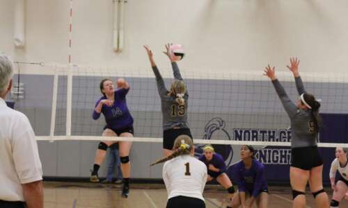Photos: North Cedar closing in on state volleyball berth