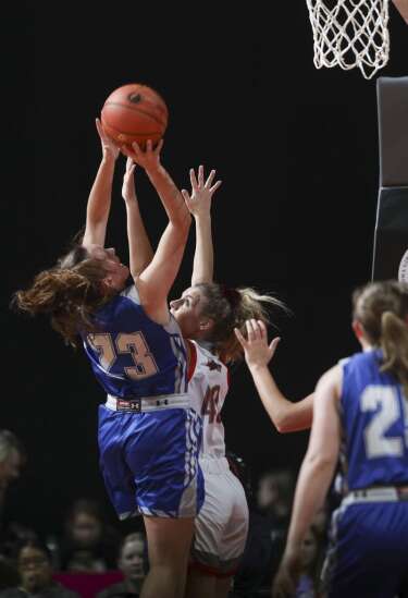 Photos: North Scott vs. Clear Creek-Amana, Iowa Class 4A girls’ state basketball quarterfinals