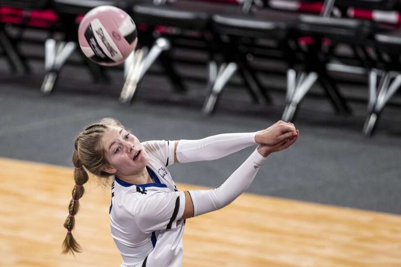 Photos: Ankeny Christian vs. Don Bosco in Class 1A state volleyball quarterfinals