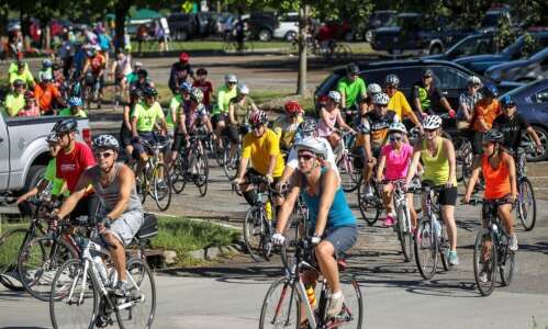 Refreshments and more for bike commuters in C.R. this week