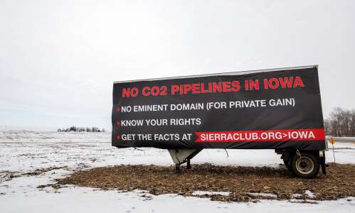Company wants to use eminent domain for Iowa CO2 pipeline