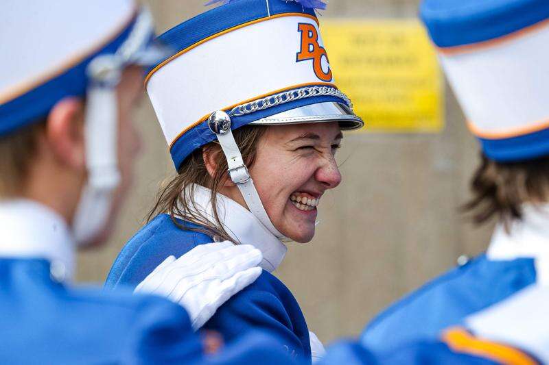 Photos from IHSMA’s Marching Band Festival at Kingston Stadium in Cedar Rapids