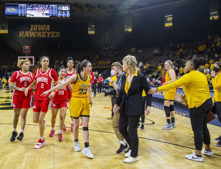 Photos: Iowa women’s basketball vs. Ohio State