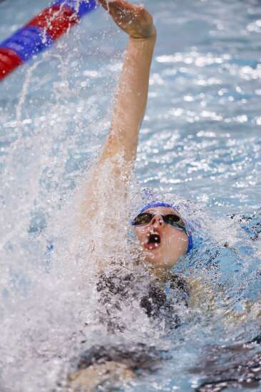 Photos: Iowa high school girls’ state swimming finals
