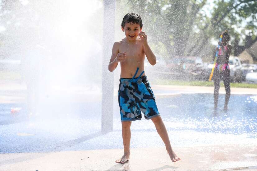 Photos: Splash pads open in time for summer heat 