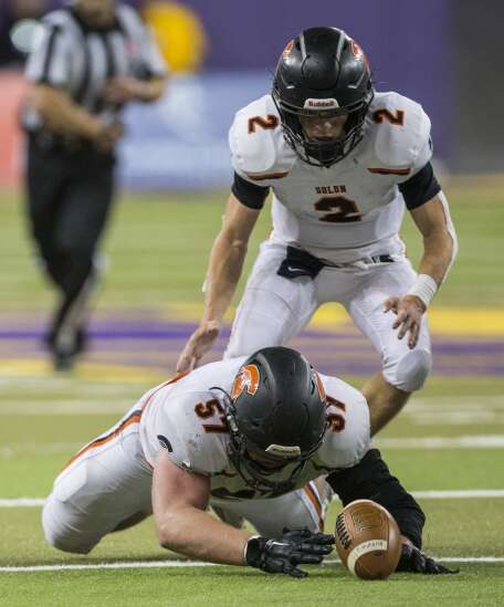 Photos: Solon vs. BHRV in Class 3A Iowa high school state football semifinals 