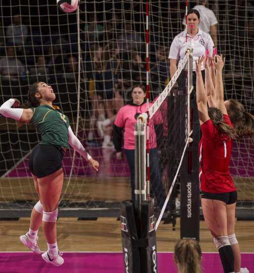 Photos: North Tama vs. Le Mars Gehlen in Iowa high school state volleyball tournament