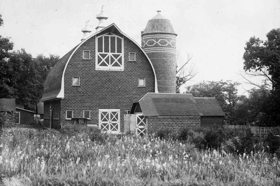 This photo of the Penningroth Dairy Farm was taken in the late 1930s. The farm became the Indian Creek Nature Center in 1973 and the barn was its main headquarters until 2016 when a new Amazing Space building opened. (Indian Creek Nature Center)