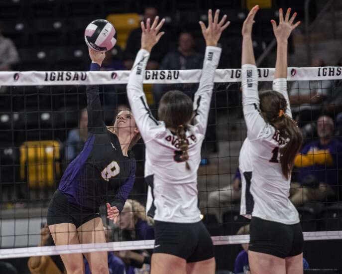 Photos: Western Dubuque vs. Indianola in Class 4A state volleyball quarterfinals