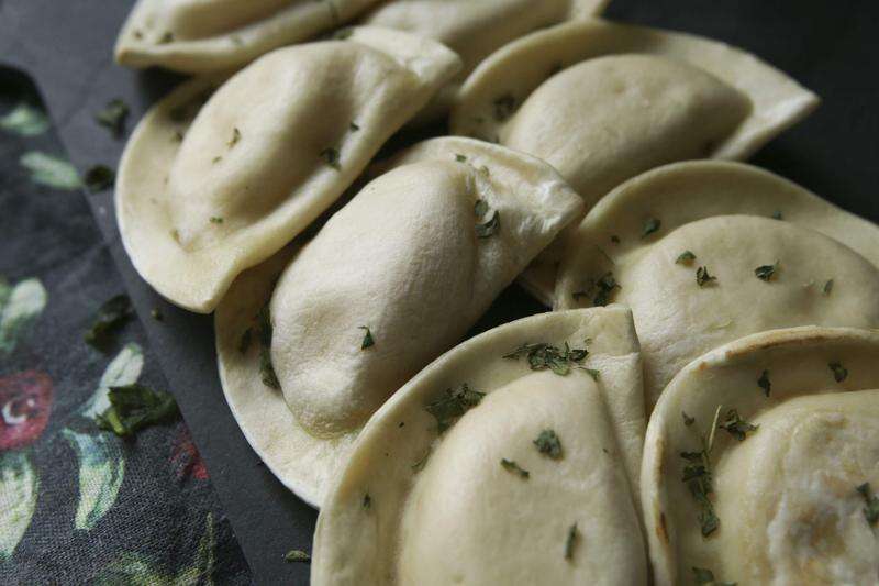 Celebrate the new year with a comfortable friend: Cheddar and Potato Pierogies