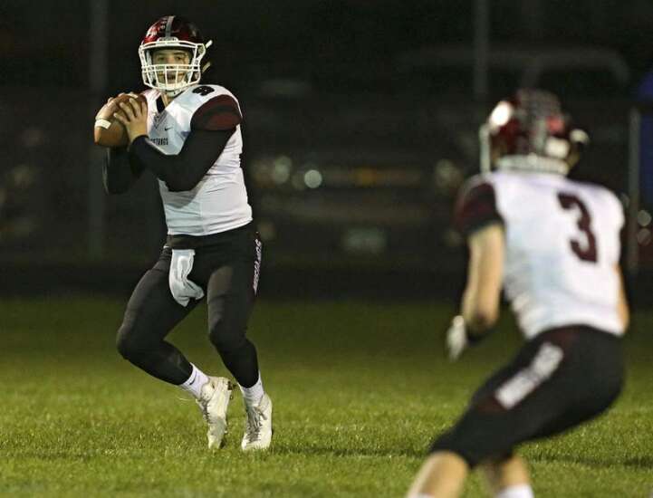 Mount Vernon's Drew Adams has become one of the state's best passers