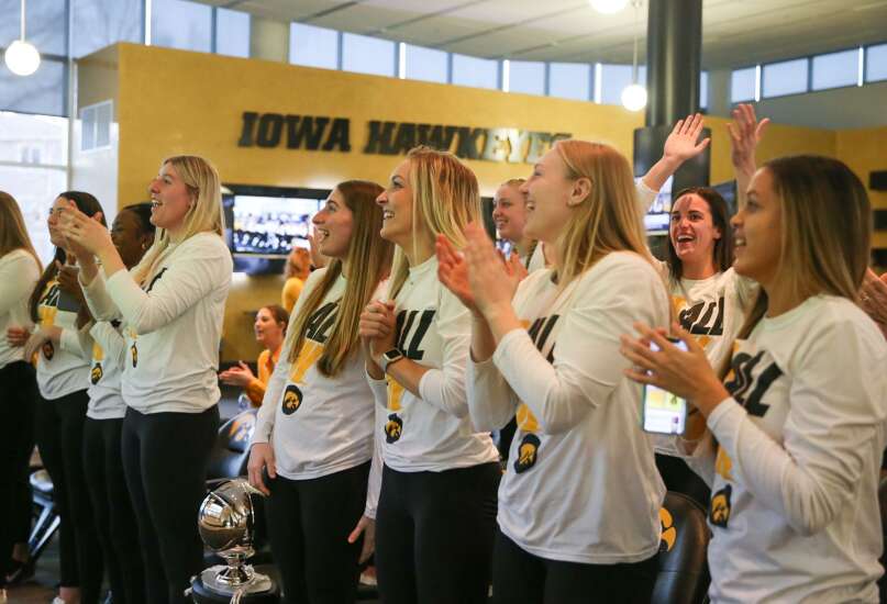 Photos: Iowa women’s basketball NCAA Selection Sunday watch party