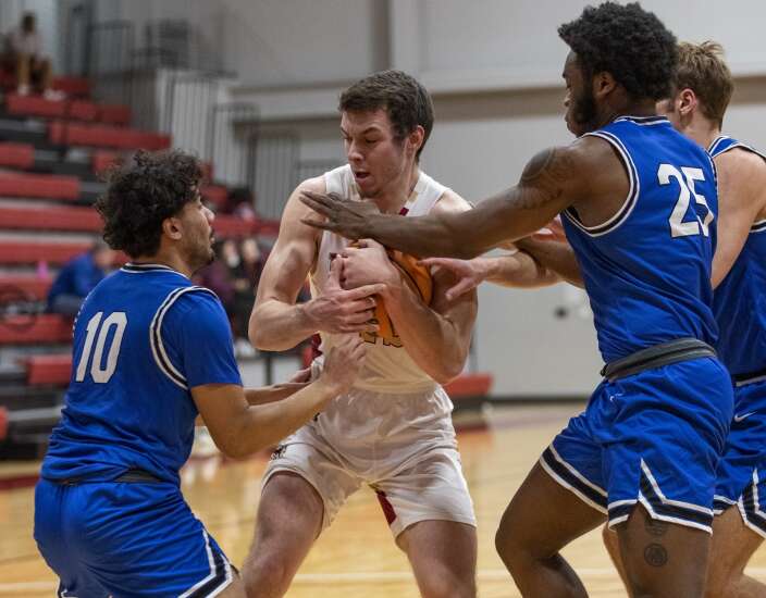 Photos: Luther College at Coe College men’s basketball