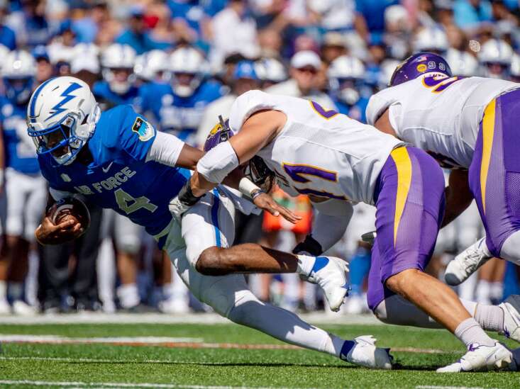 UNI football can’t take much away from season-opening loss to Air Force