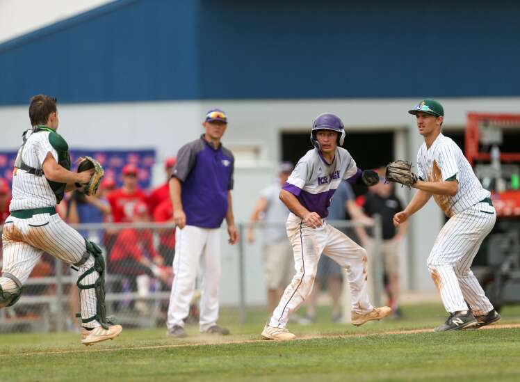Photos: Lansing Kee vs. Council Bluffs, Class 1A Iowa high school state baseball championship