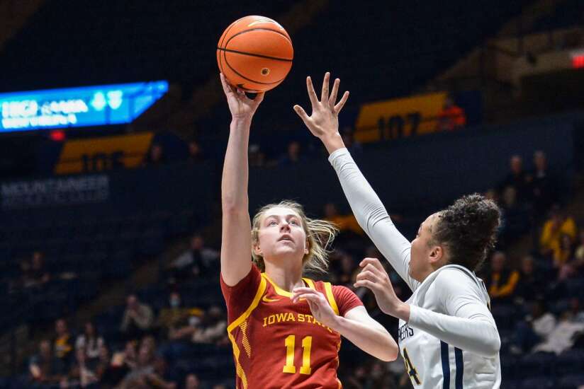Iowa State holds off West Virginia in physical Big 12 women’s basketball tournament game