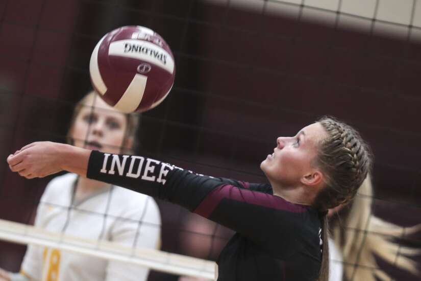 Photos: Center Point-Urbana vs. Independence regional volleyball
