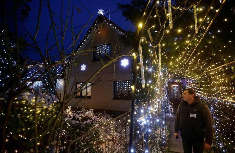 All is bright: Czech home sparkles under 50,000 festive lights