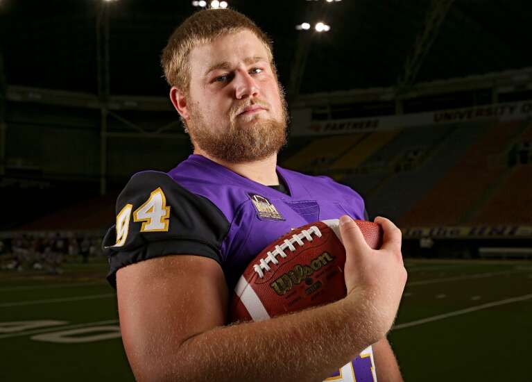 Tim Butcher, back from back surgery, is UNI football’s most improved player