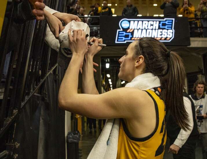 Iowa’s Caitlin Clark leads country in assists, on and off the court