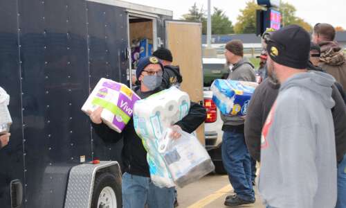 C.R., North Liberty union members deliver supplies to Deere strikers