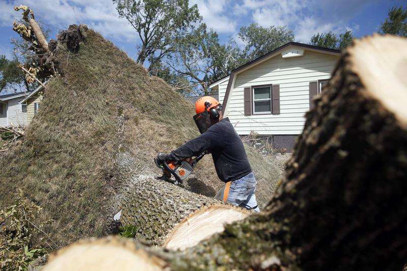PHOTOS: Storm recovery continues on Sunday