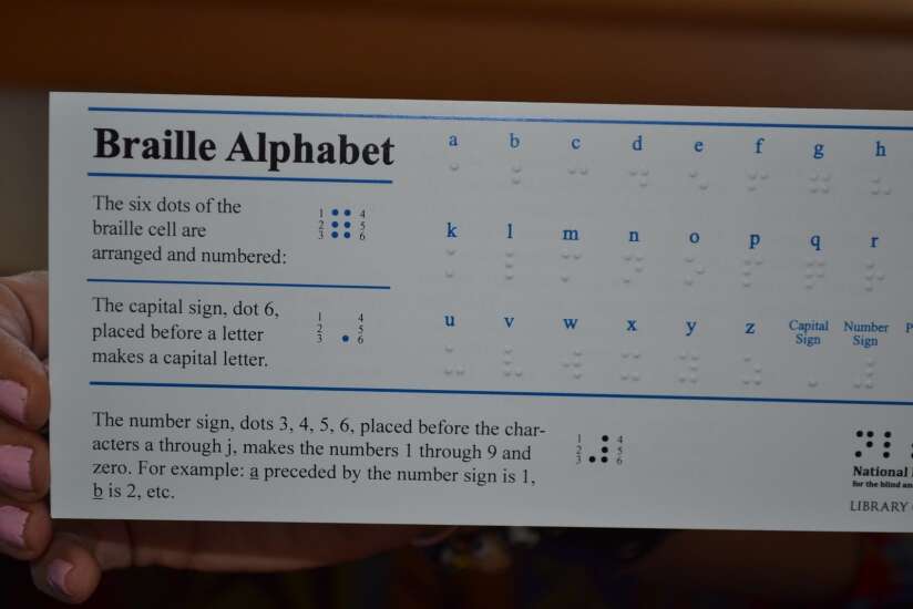 Fairfield library hosts program on Braille