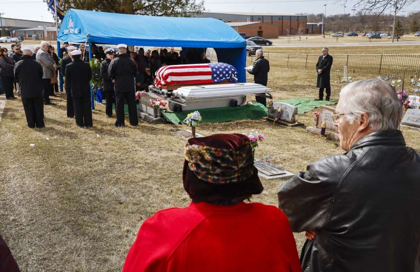 Navy seaman laid to rest in Monticello 81 years after Pearl Harbor attack