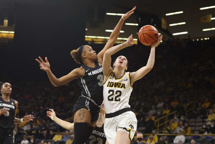 Iowa grinds out a 69-61 win over Central Florida