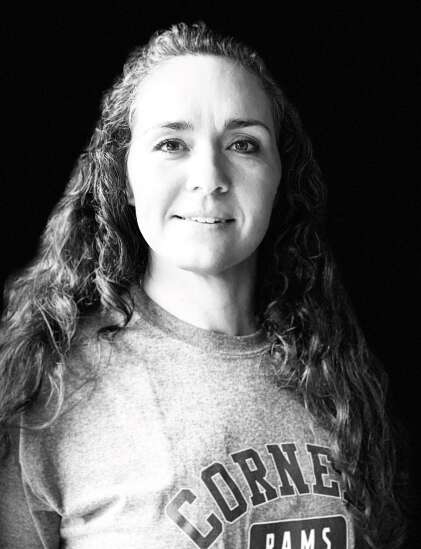 Cornell women’s wrestling coach Dominique Smalley wonders what took so long